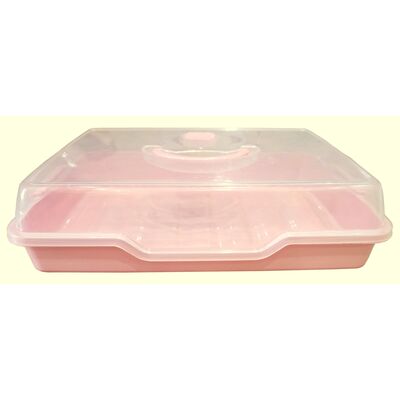 Pojemnik do ciasta Florencja 37 x 27 x 53,5 cm miętowy