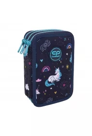 Piórnik potrójny z wyposażeniem Coolpack Jumper 3 Mrs Unicorn
