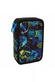 Piórnik 2 zamki z wyposażeniem Jumper 2 Skate Night Coolpack PATIO F066930