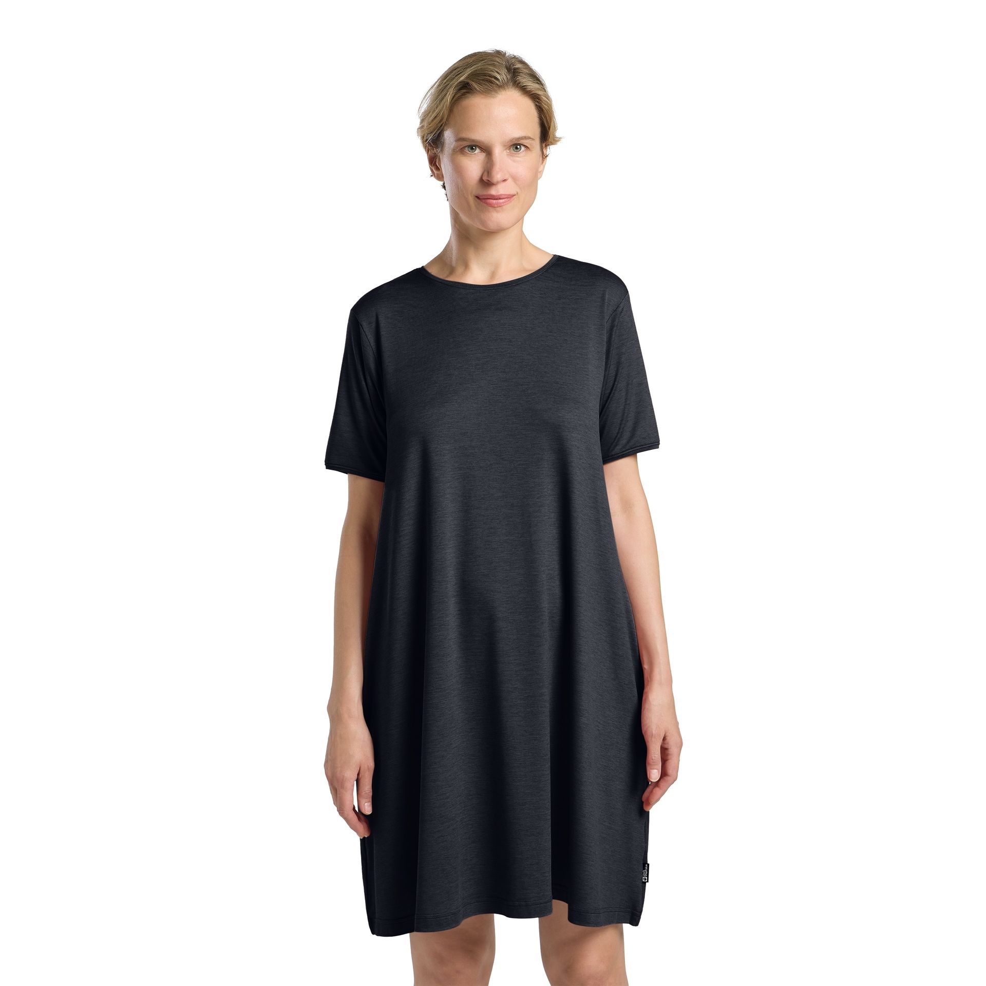 Damska sukienka sportowa Jack Wolfskin TRAVEL DRESS dark navy heather - XS