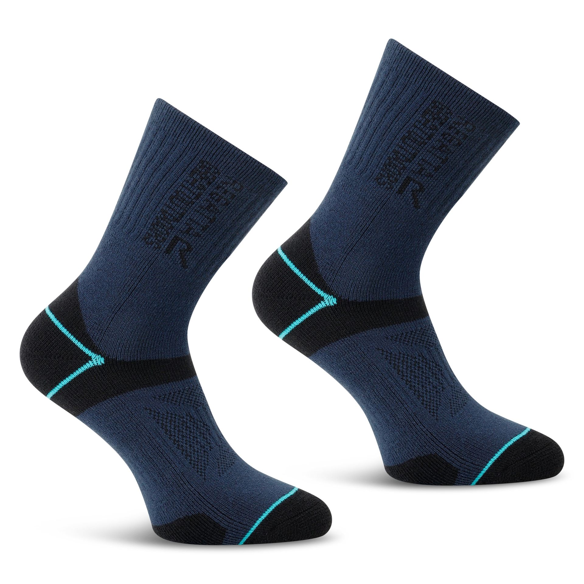 Regatta Damskie Skarpety Blister Protect II Niebieski, Rozmiar: UK 6-8