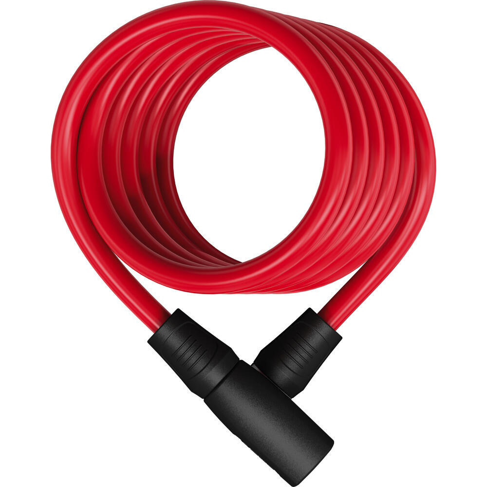 Abus 4508K/150 Star Coil Cable Lock, czerwony 150cm 2022 Linki rowerowe 40776
