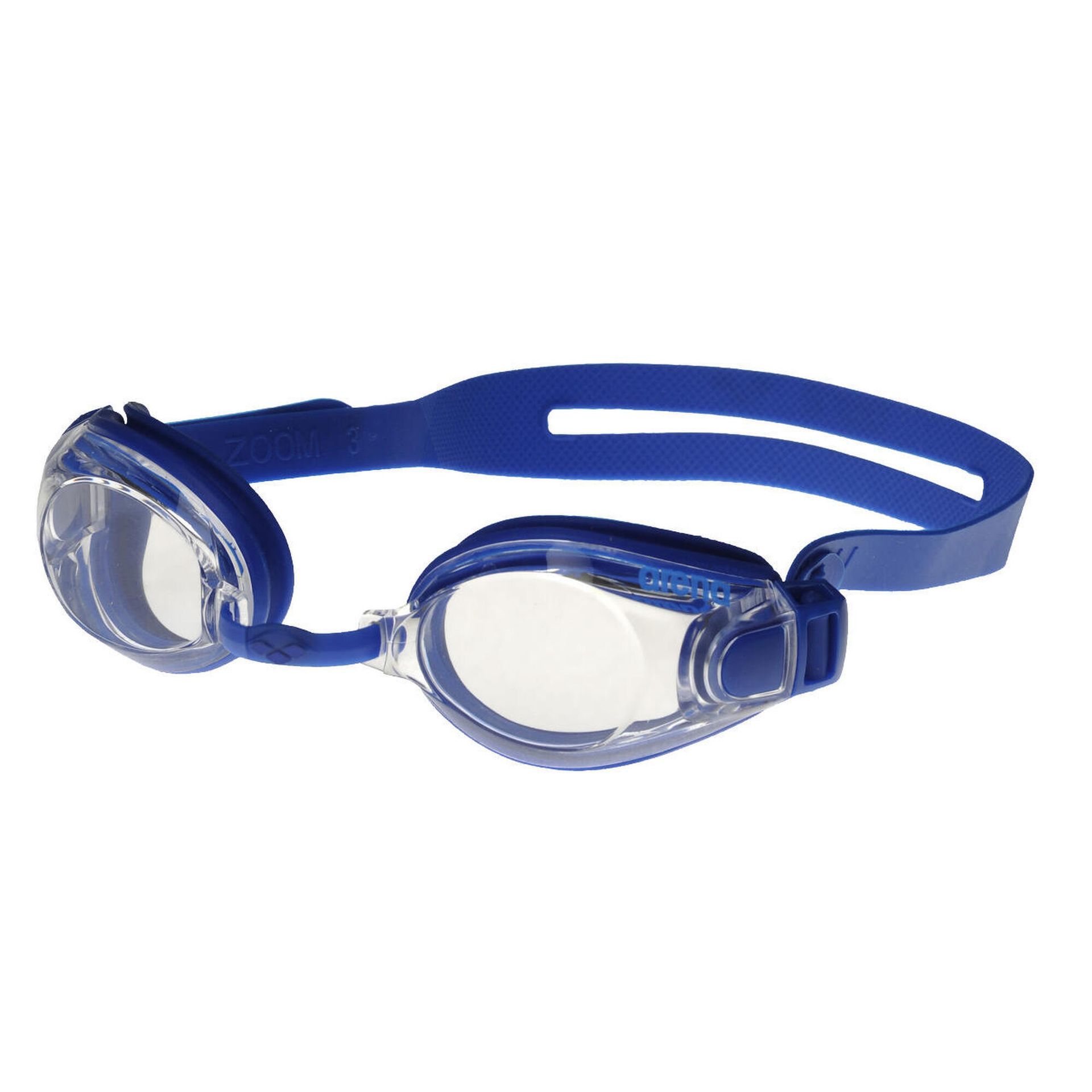 Arena Zoom Fit okulary do pływania, unisex dorosłych, niebieski (Blue/Clear), rozmiar uniwersalny, niebieski, w rozmiarze uniwersalnym 0000092404-071_Única