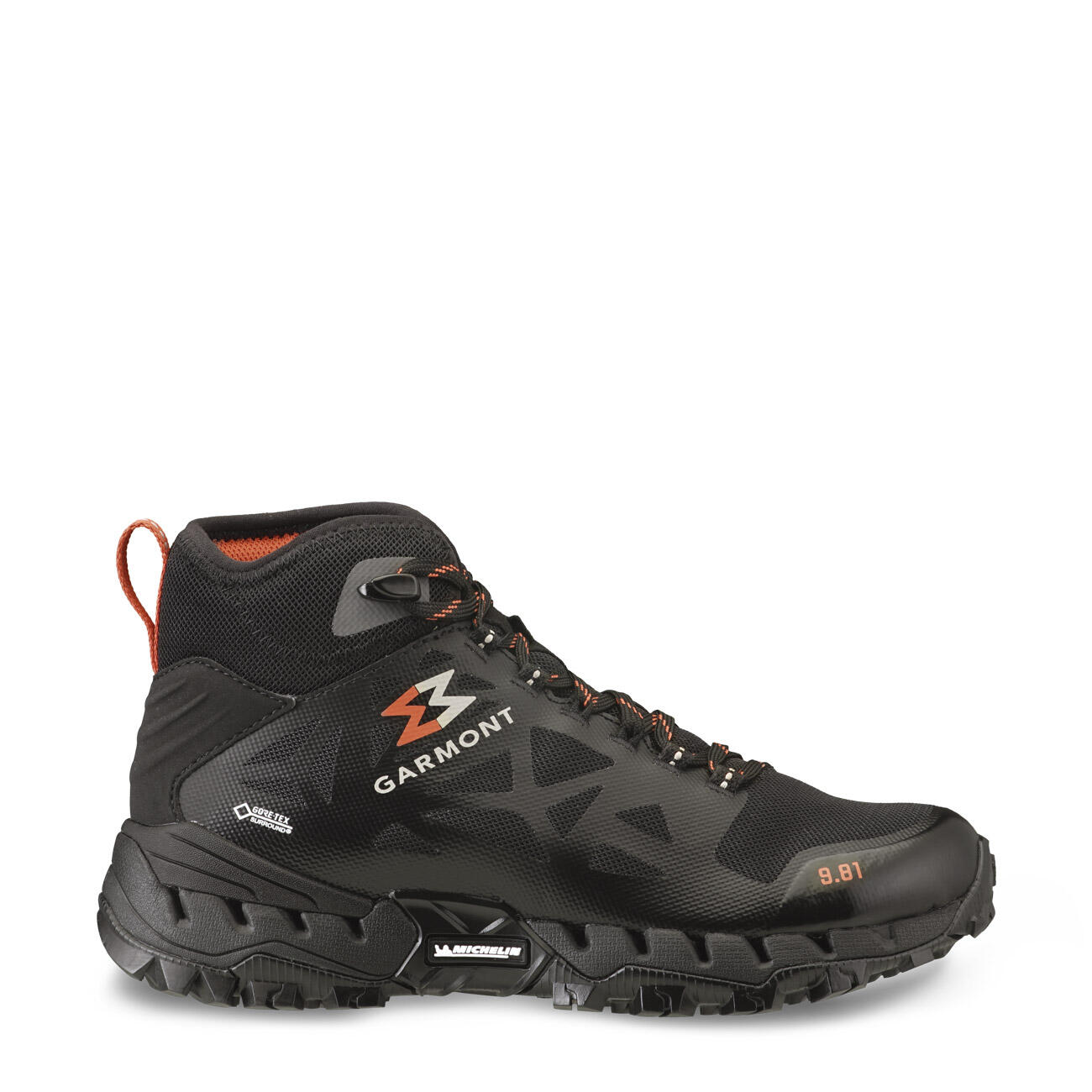 Buty turystyczne damskie Garmont 9.81 N Air G 2.0 Mid GTX - black/red