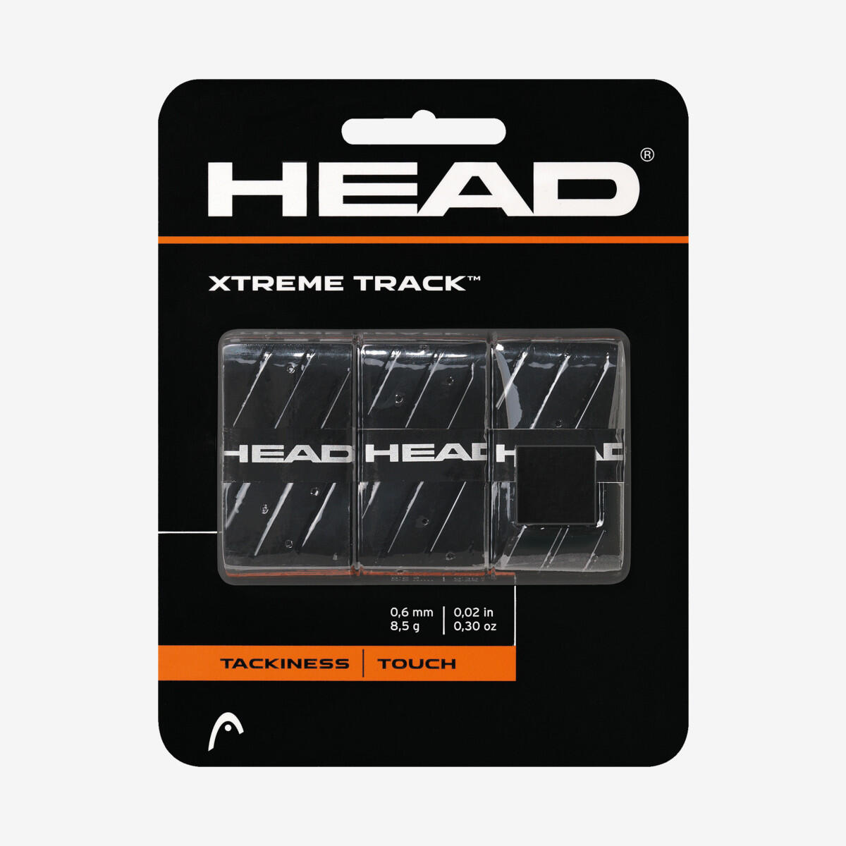Head owijki tenisowe XTREMETRACK x3 black / 285124-BK TOH-013/BLK / 285124-BK