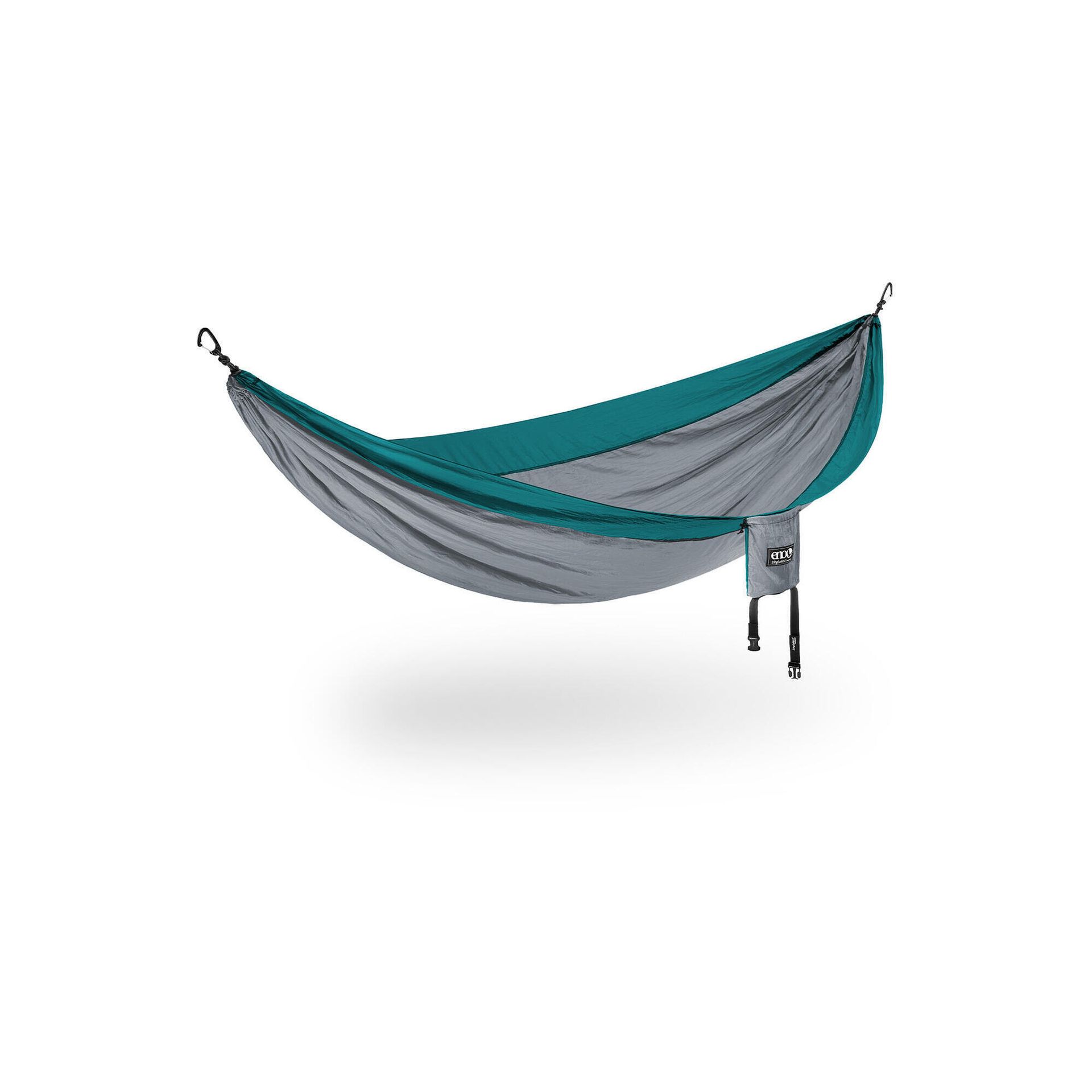 Hamak turystyczny ENO Single Nest grey/seafoam