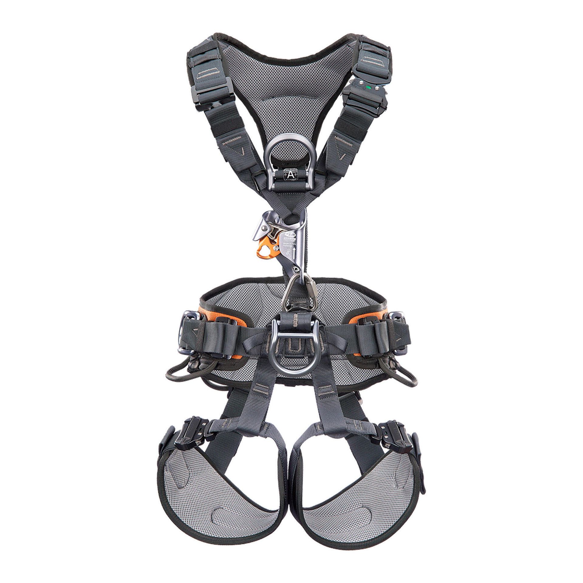 Uprząż przemysłowa Climbing Technology Gryphon Ascender - black/orange
