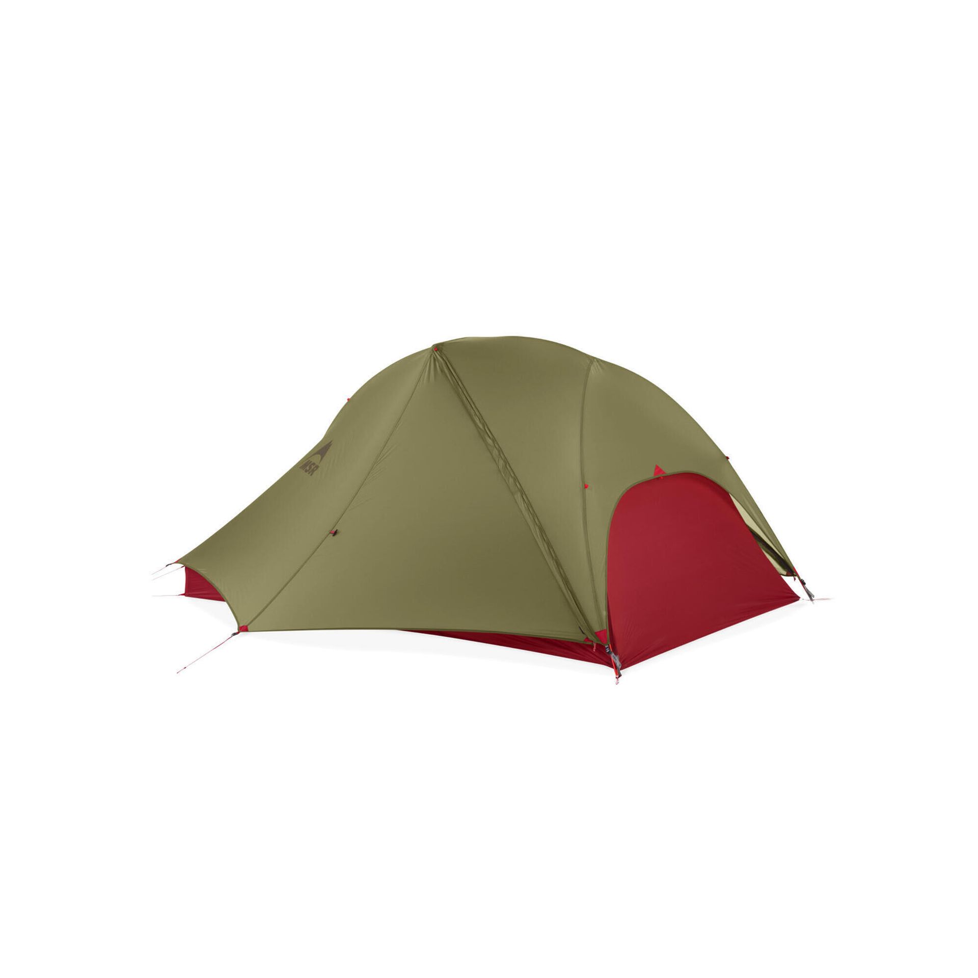 MSR FreeLite 2 V3 Tent, oliwkowy/czerwony 2022 Namioty kopułowe 11515