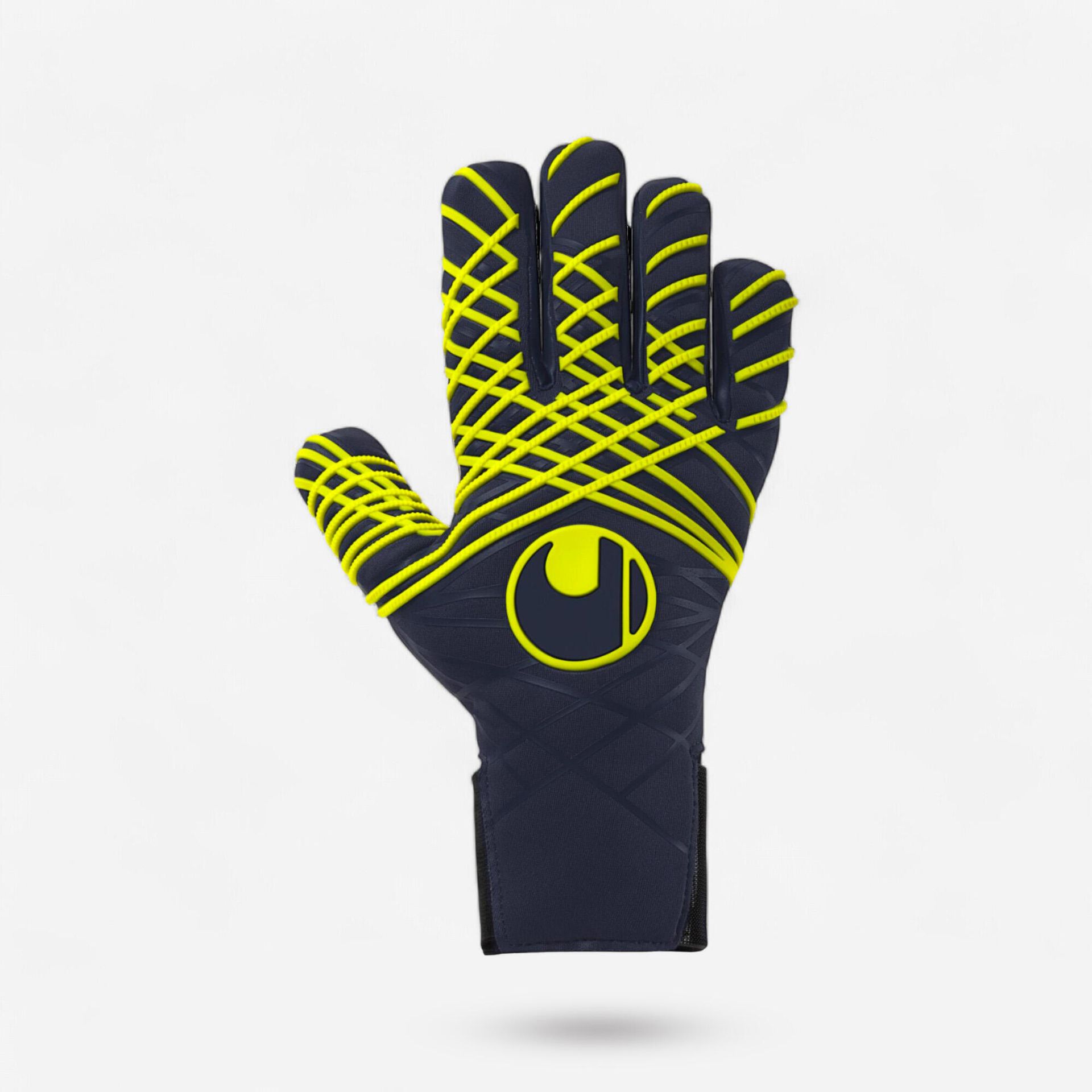 Rękawice bramkarskie uhlsport Prediction Absolutgrip HN Fit navy/white/fluo yellow WYSYŁKA W 24H 30 DNI NA ZWROT