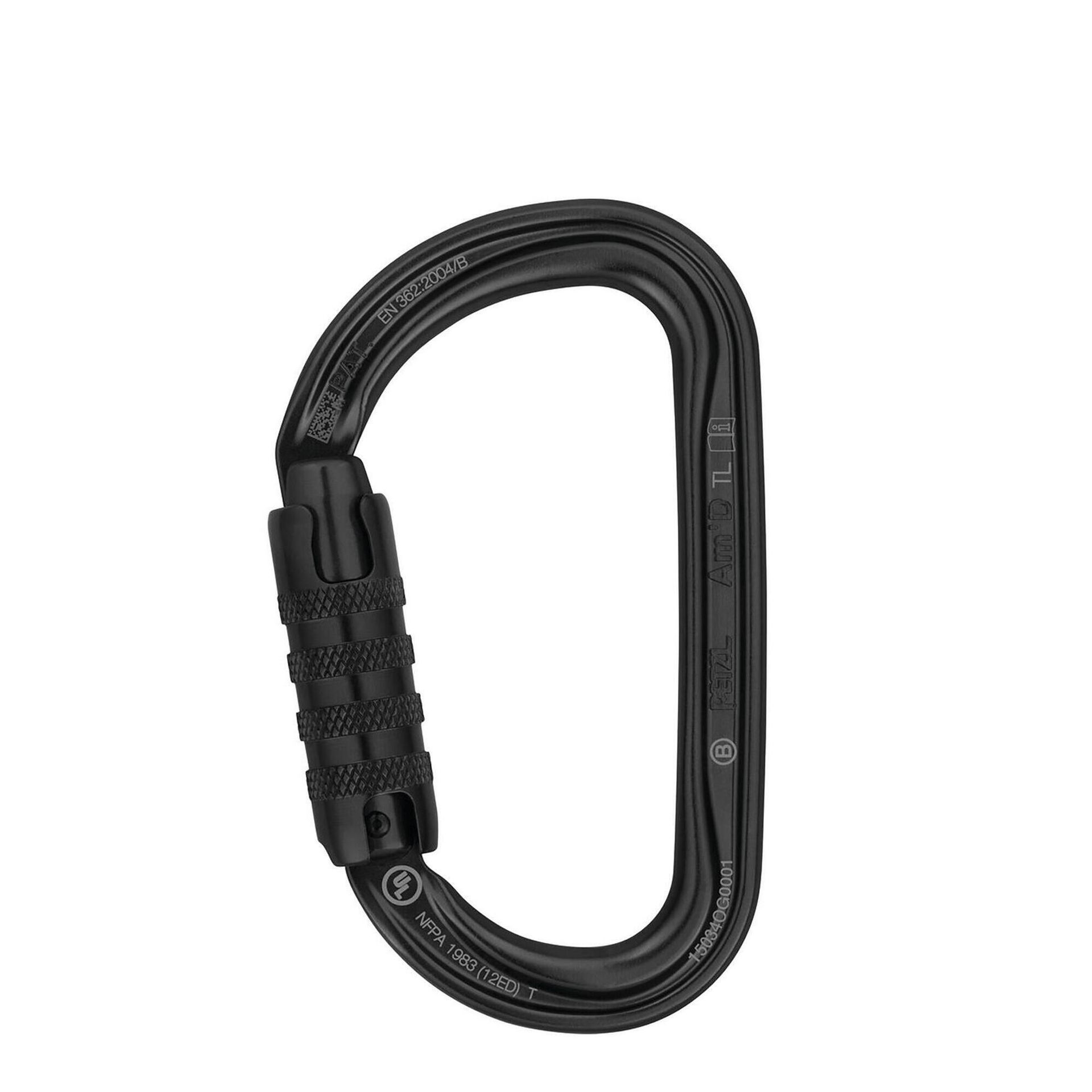Karabinek wspinaczkowy Petzl Am'D Twist-Lock - black