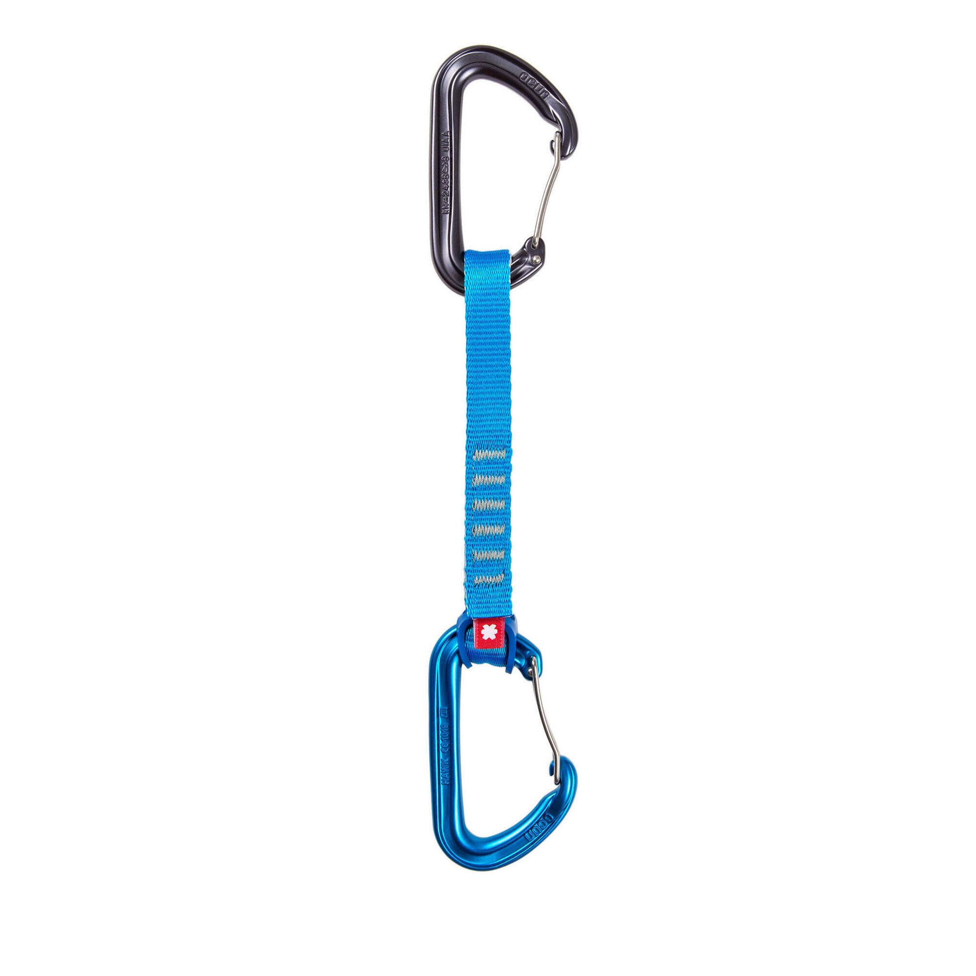 Ekspres wspinaczkowy Ocun Hawk QD Wire Eco-Pes 16 mm 15 cm - blue