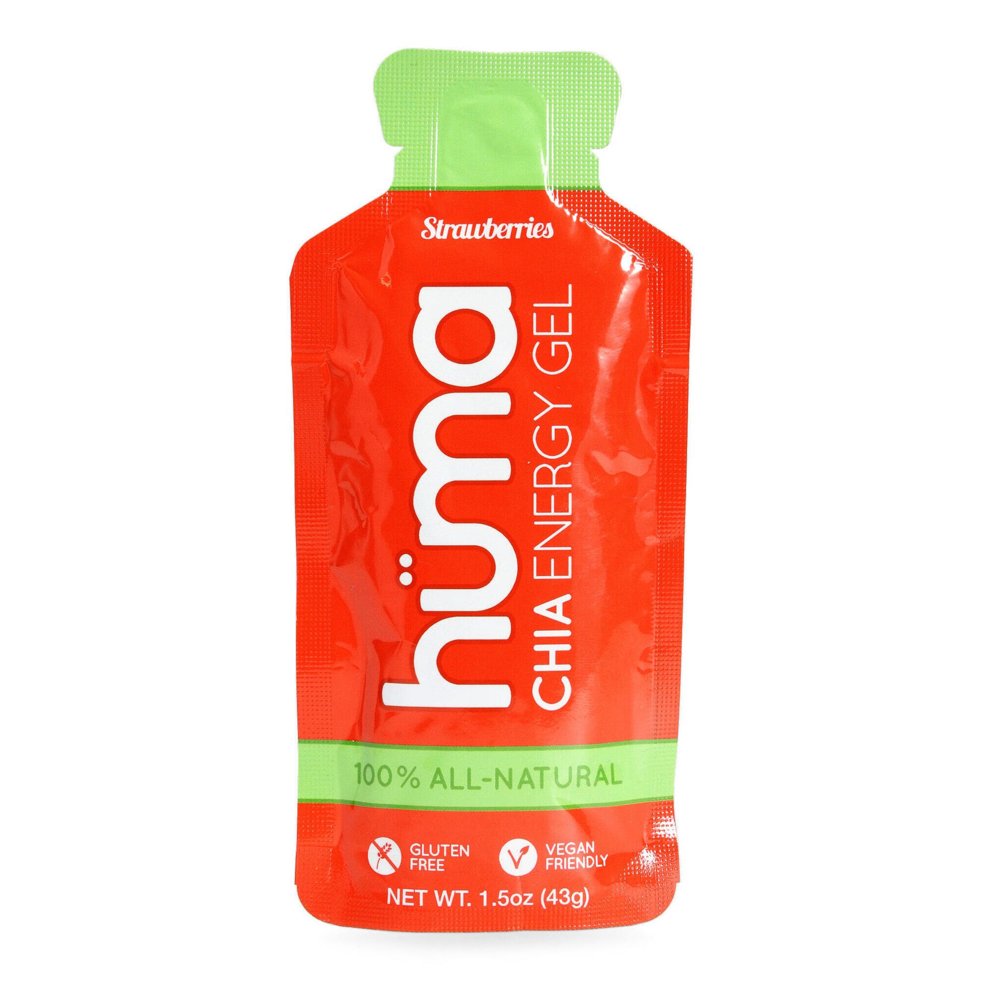 Huma HUMA CHIA ENERGY GEL ŻEL ENERGETYCZNY CHIA I TRUSKAWKA 43G