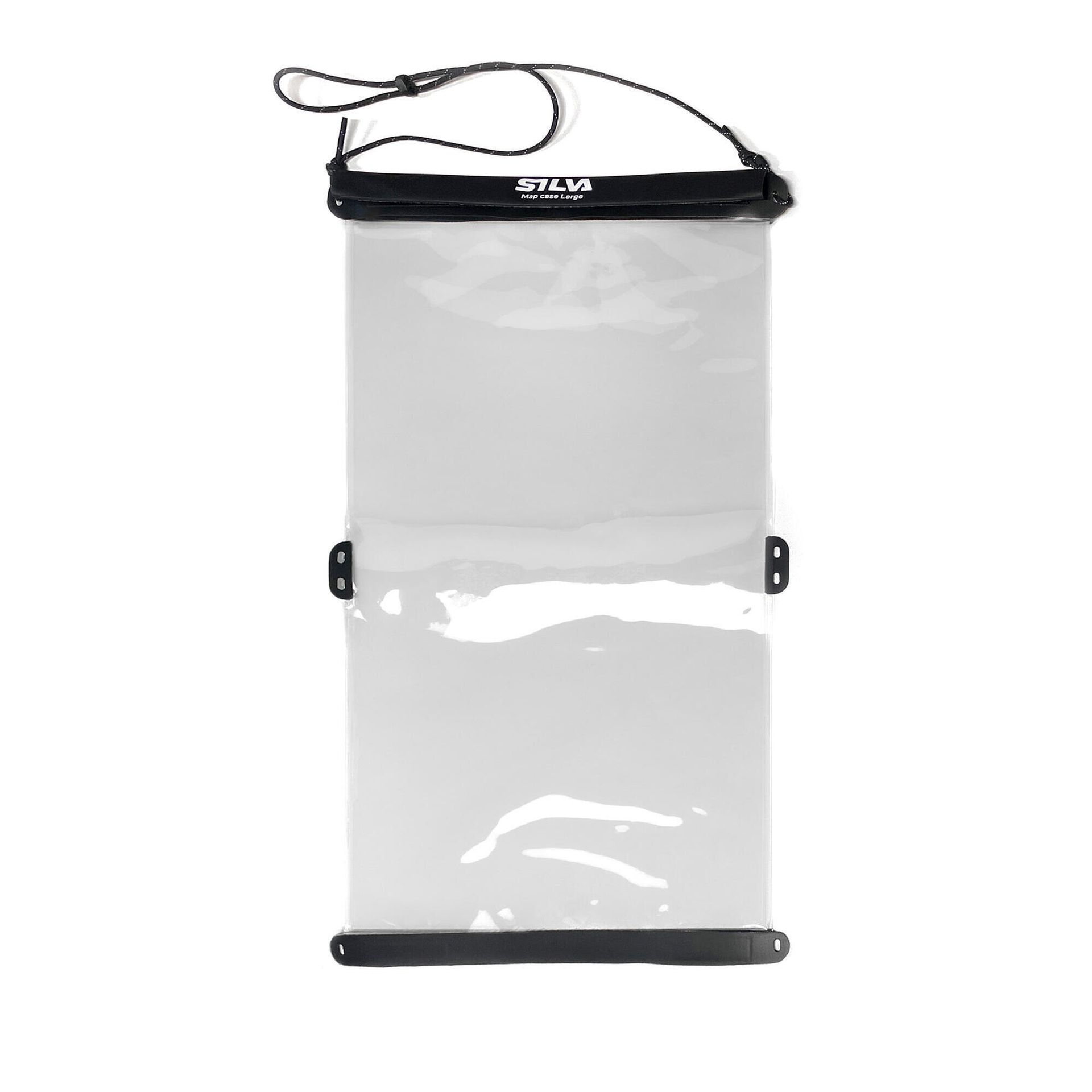 Mapnik Silva Map Case Large transparentny/czarny