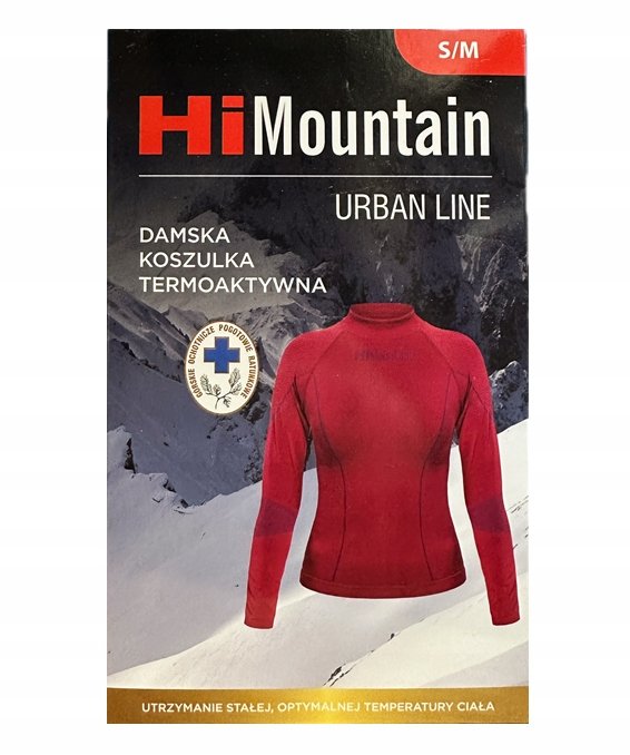 koszulka Bielizna termoaktywna długi rękaw HiMountain czerwony r. S/M