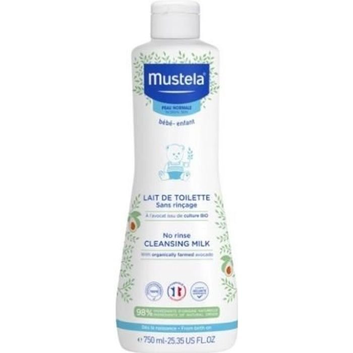 Mustela Mleczko oczyszczające bez spłukiwania 750ml