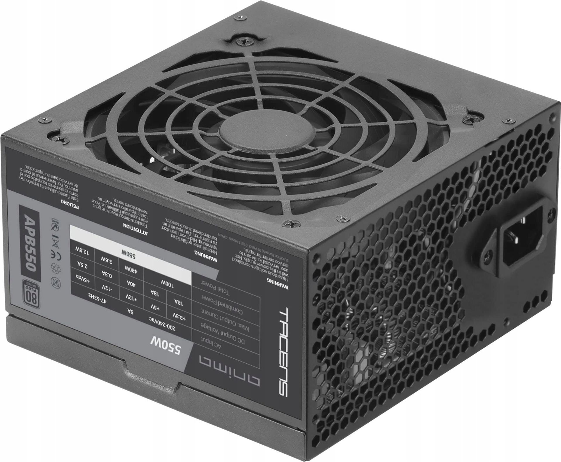 TACENS ANIMA APB550 550W DC-DC 80PLUS BRONZE - zasilacz/PSU