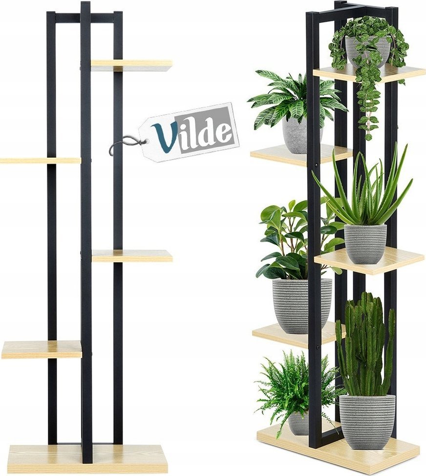 Vilde Kwietnik metalowy 5-poziomowy 116,5 cm
