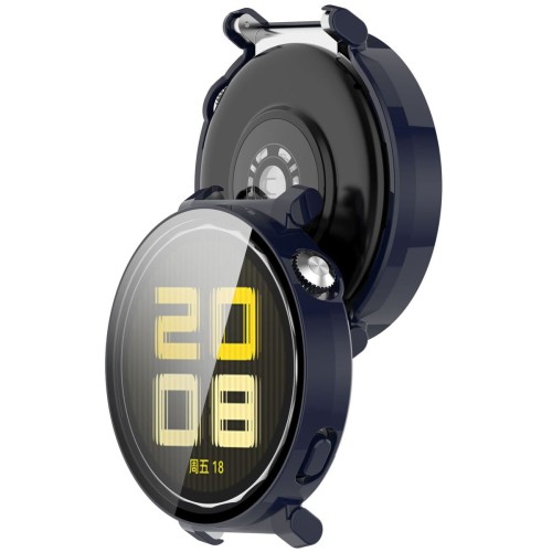 Bizon Etui ze szkłem do zegarka Case+Glass Watch do Huawei Watch GT 5 Pro 42 mm niebieskie