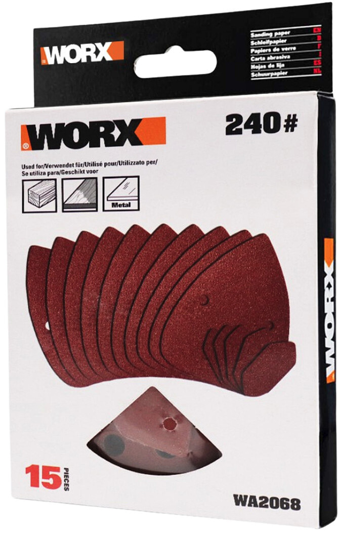 Zestaw papierów ściernych WORX WA2068