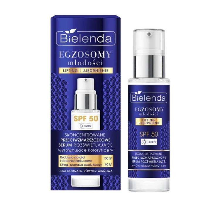 Bielenda Egzosomy Młodości przeciwzmarszczkowe serum do twarzy SPF50 30ml
