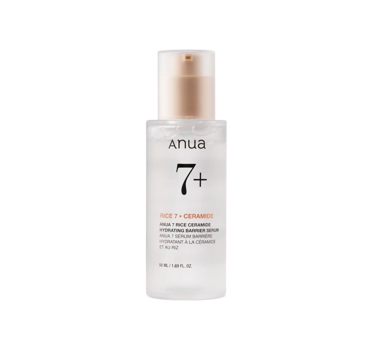 Anua Rice 7 Ceramide Hydrating Barrier Serum rozjaśniające serum do twarzy 50ml