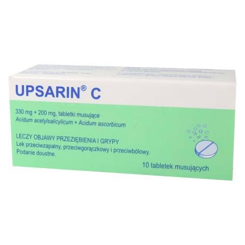 Upsarin C 330mg + 200 mg, 10 tabletek (DELFARMA)