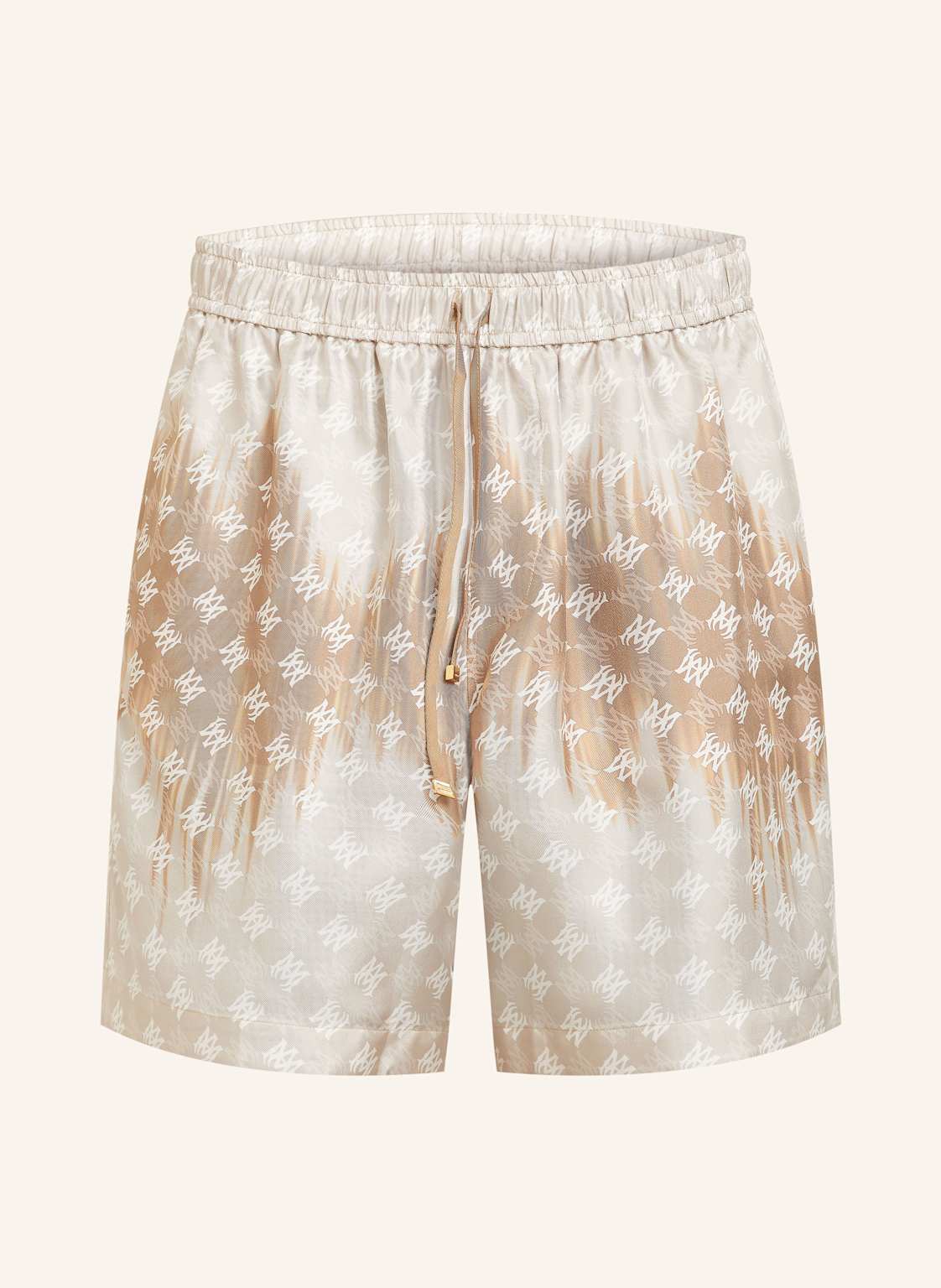 Amiri Szorty Z Jedwabiu Ma Quad braun