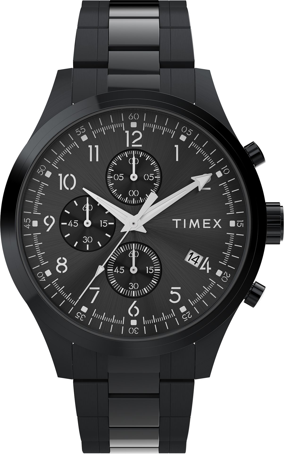 Zegarek Timex TW2Y01600 Dress Chronograph 43mm Stainless Steel Bracelet