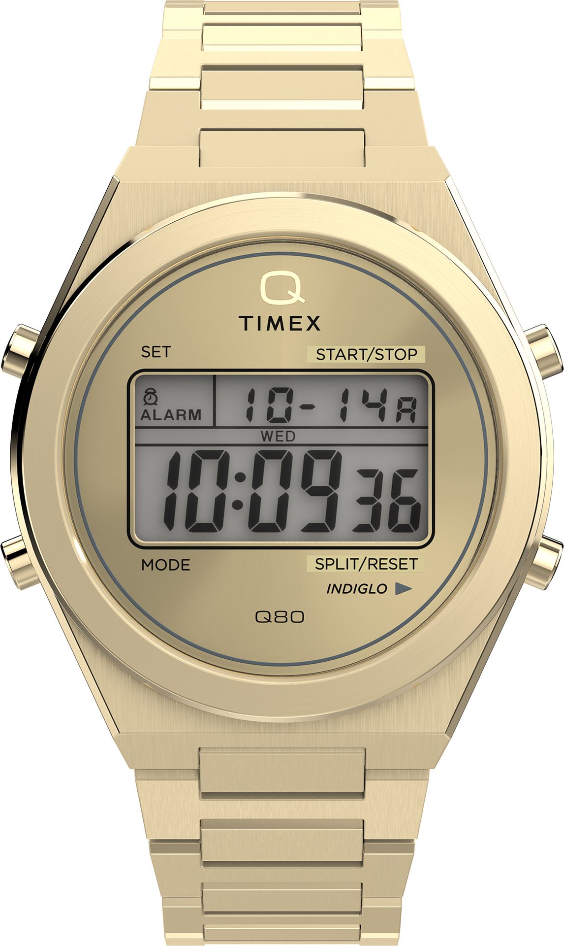 Zegarek Timex TW2Y09700 Q Timex® Q80 Continental 39mm Stainless Steel Bracelet