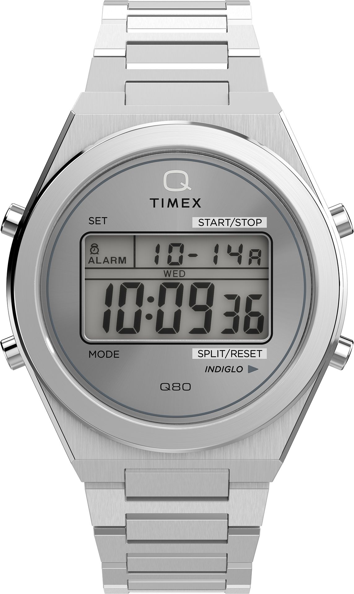 Zegarek Timex TW2Y09800 Q Timex® Q80 Continental 39mm Stainless Steel Bracelet