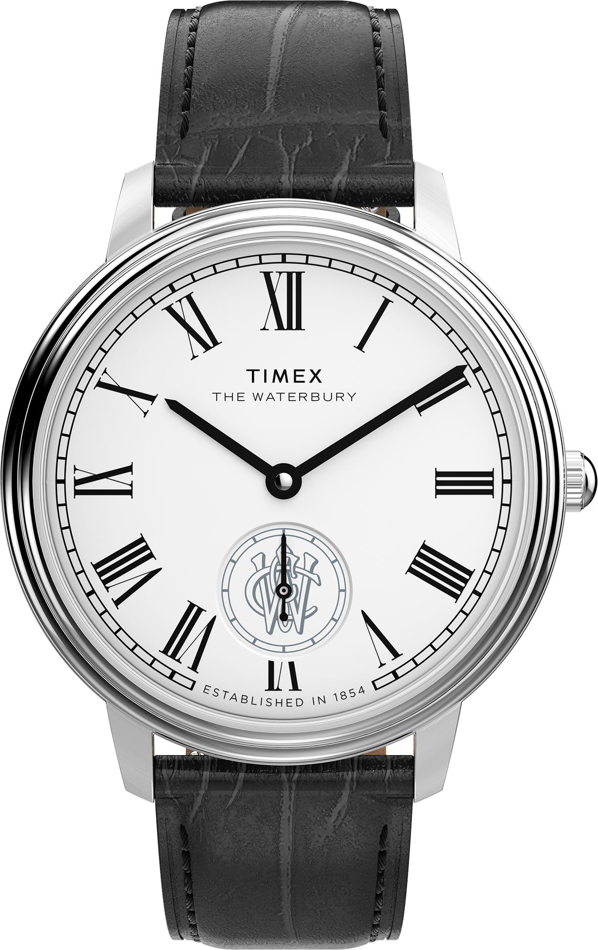 Zegarek Timex TW2Y23100 Waterbury Metropolitan Sub-Second 39mm Leather Strap