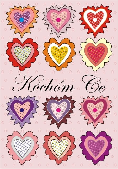 Pocztówka walentynkowa (Kòchóm Ce)