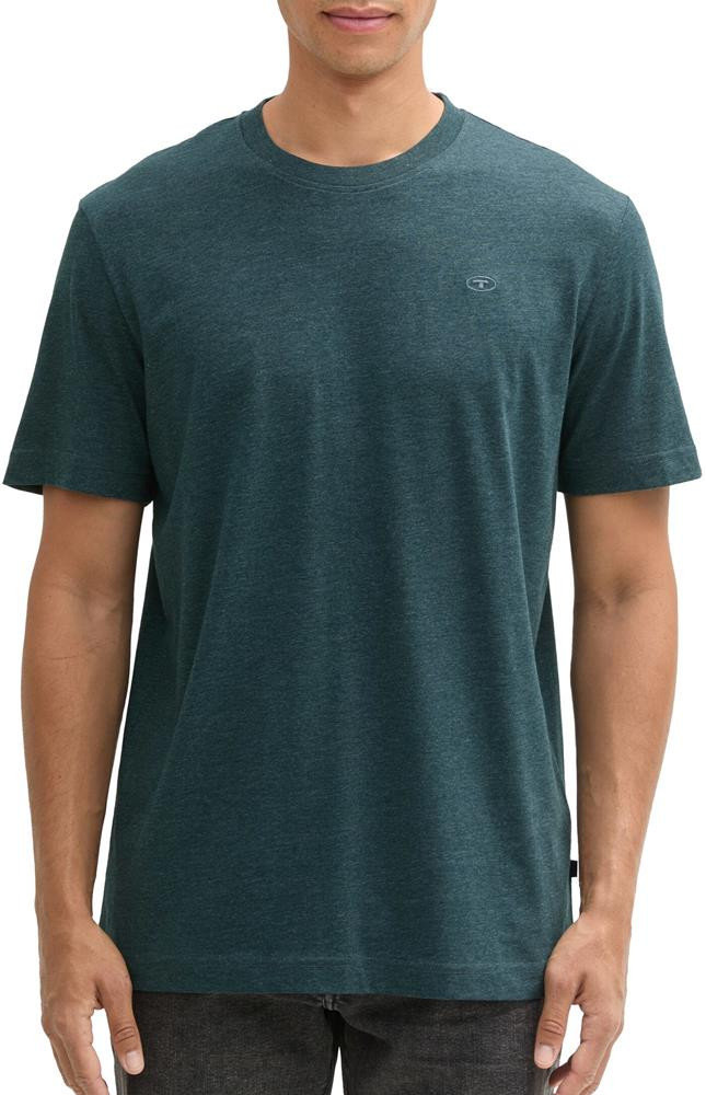 T-Shirt Męski Tom Tailor BASIC 1044016 Ciemno Zielony L