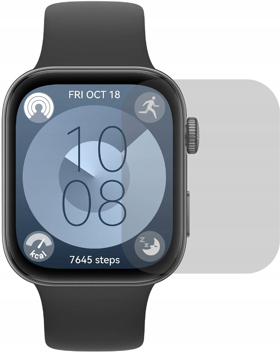 Matowe hybrydowe szkło ochronne 9h do huawei watch fit 3