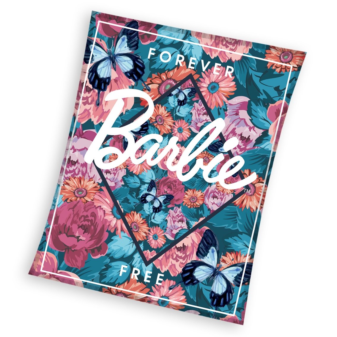 Koc coral Barbie BARB203016 130 x 170 cm