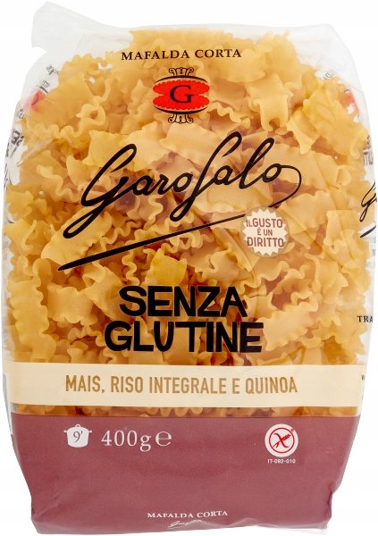 Makaron bez glutenu GAROFALO PASTA SENZA GLUTINE MAFALDE CORTE 500 GR