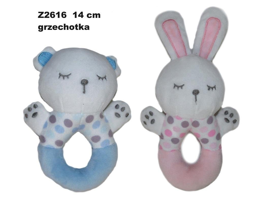 Grzechotka Zwierzęta 14Cm Mix
