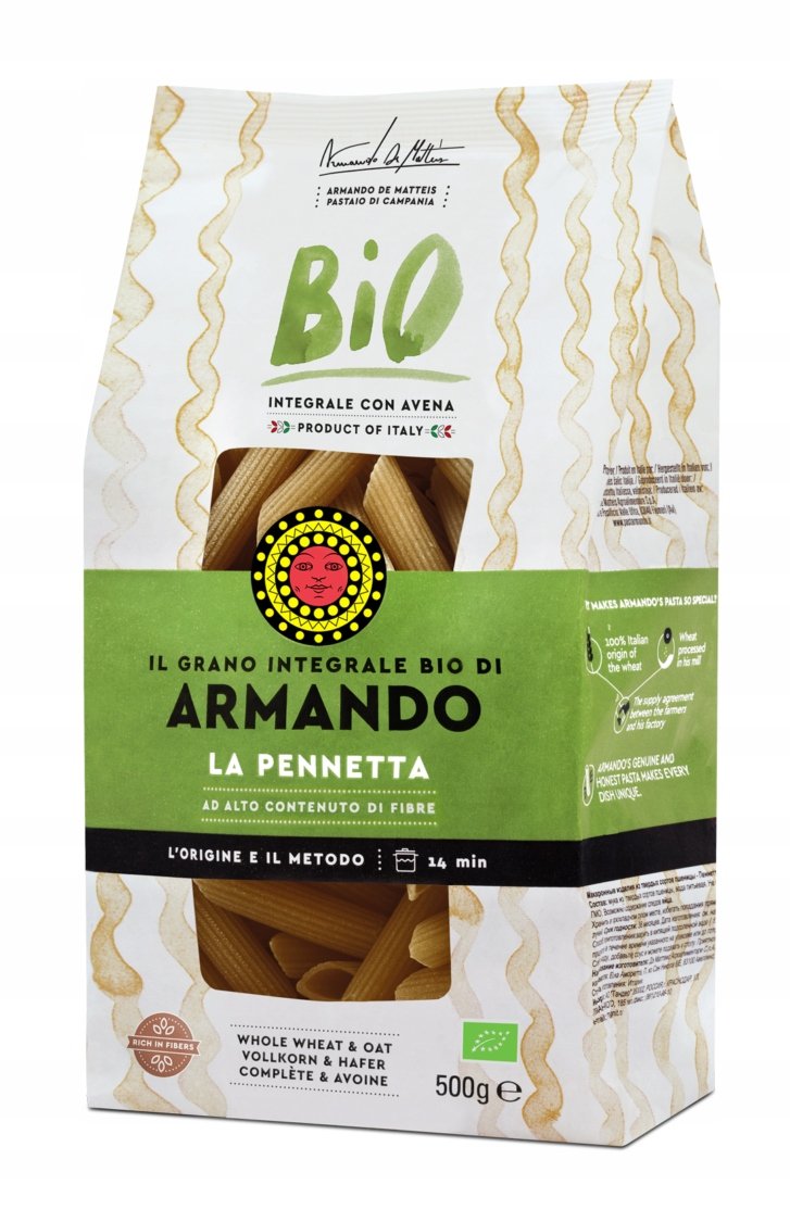 Włoski makaron penne Armando ekologiczny BIO