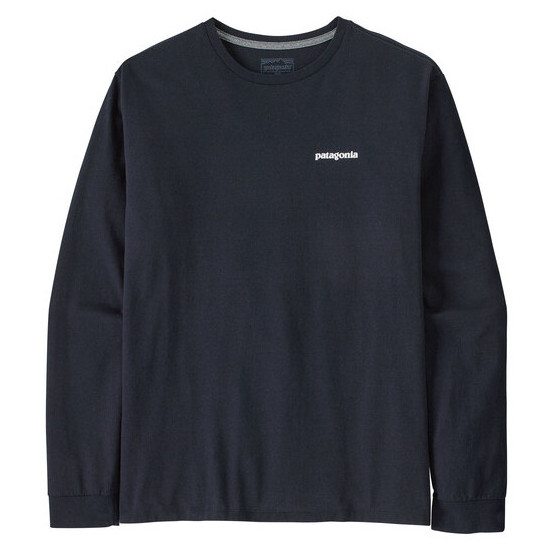 Koszulka męska Patagonia P-6 Logo Responsibili Tee LS Rozmiar: L / Kolor: niebieski/jasnoniebieski
