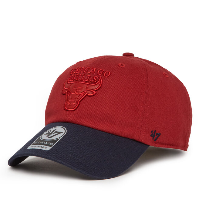 Czapka z daszkiem 47 Brand NBA Chicago Bulls '47 x Tommy Hilfiger Courtside '47 Clean Up THCCU173GWL Czerwony