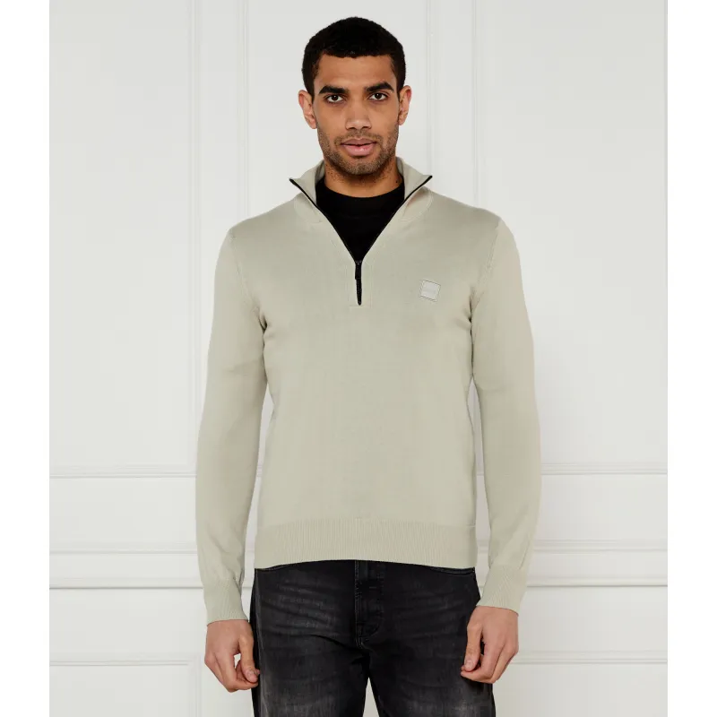 BOSS ORANGE Sweter Kanobix_S | Regular Fit | z dodatkiem kaszmiru