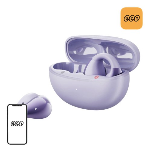 QCY Crossky Clip T33 Fioletowy