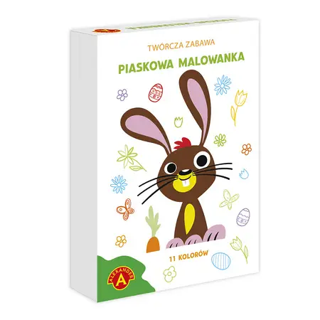 Piaskowe malowanki Wielkanocny Zajączek - ALEXANDER GRY