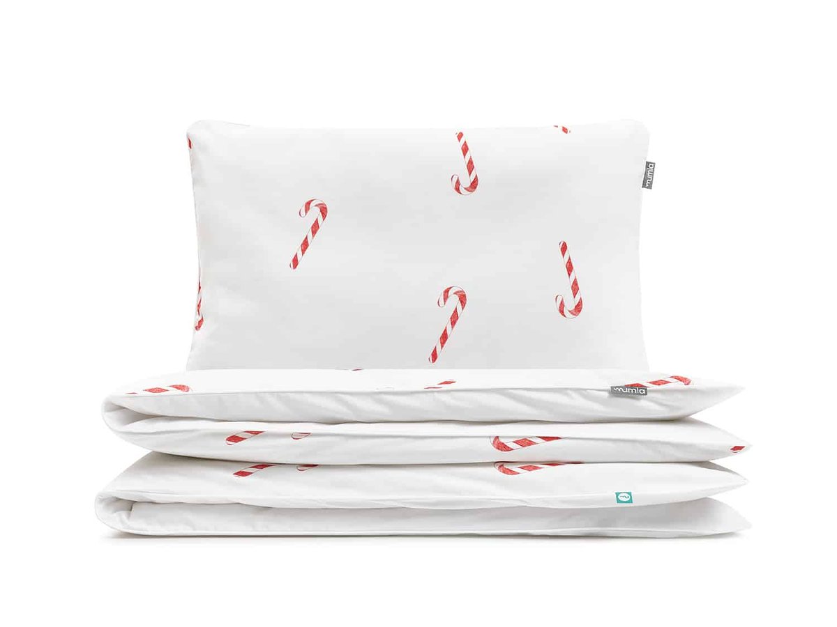 pościel świąteczne cukierki 140x200 cm + 1x 80x70 cm - MUMLA
