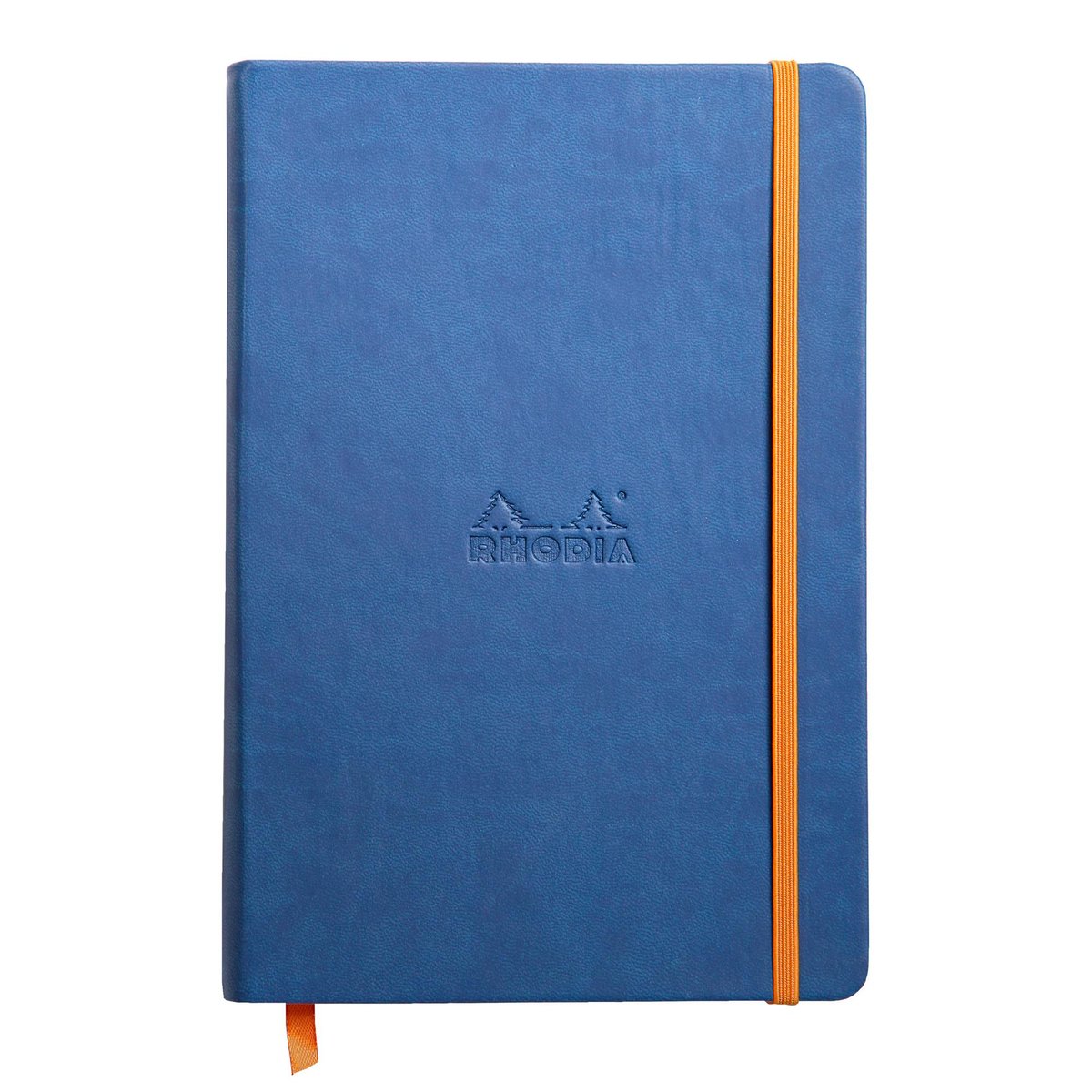 Notatnik Rhodia A5, twarda oprawa, linie, szafirowy