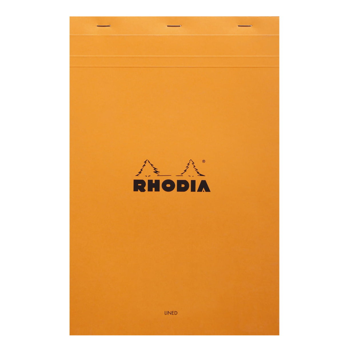 Blok Rhodia N°19 A4+ 21x31,8 cm, linie, pomarańczowy