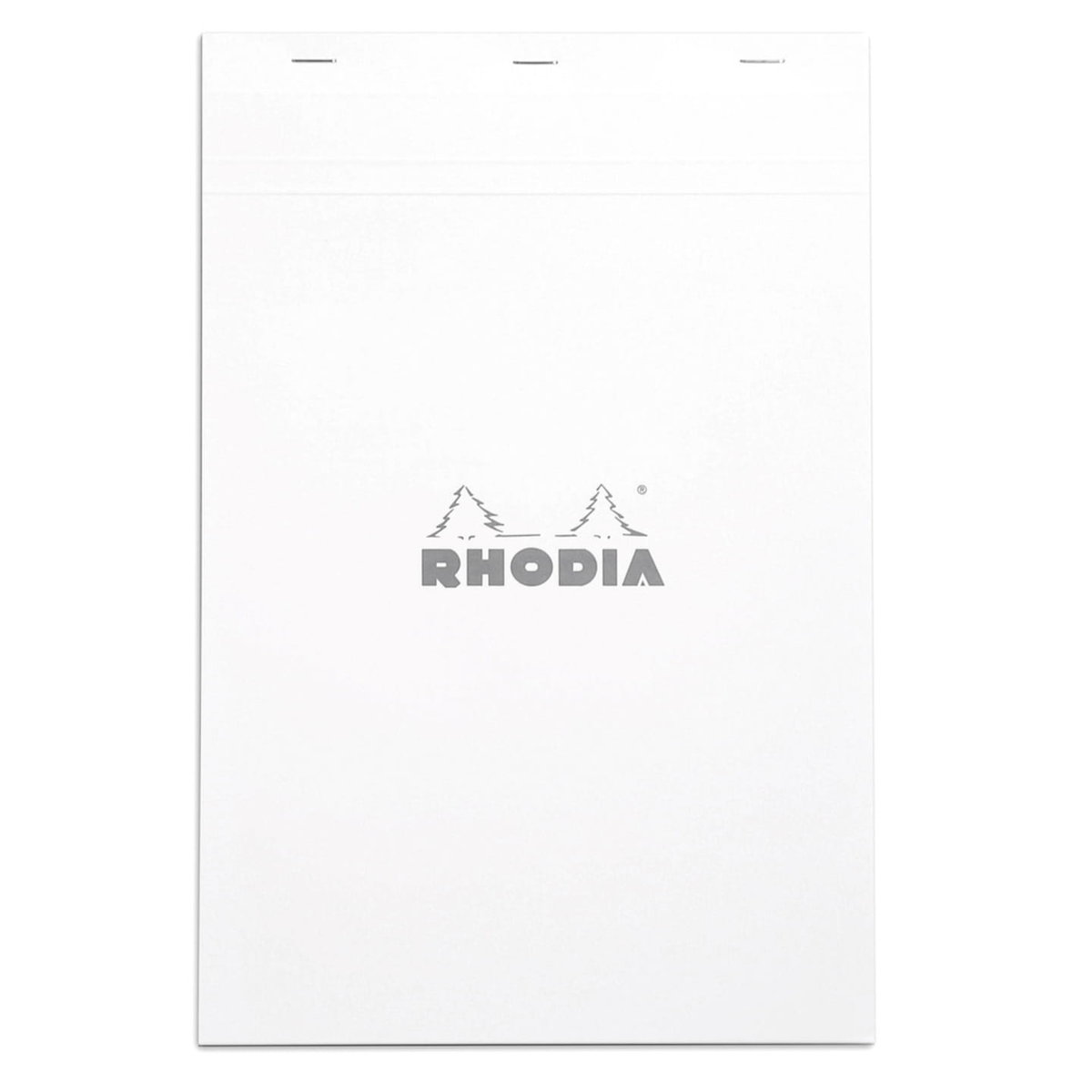 Blok Rhodia N°19 A4+ 21x31,8 cm, kratka, biały