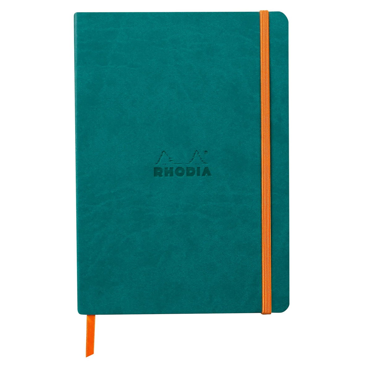 Notatnik Rhodia A5, miękka oprawa, kropki, Peacock