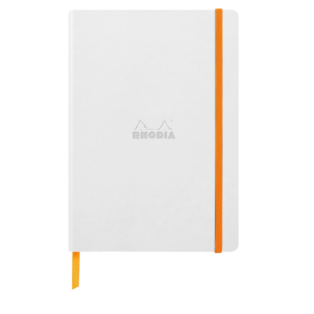 Notatnik Rhodia A5, miękka oprawa, linie, Biały