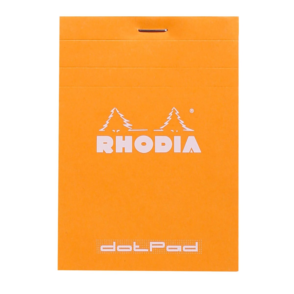 Blok Rhodia N°12 8,5x12 cm, kropki, pomarańczowy